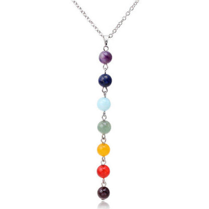 Pendentif 7 Chakras avec Chaîne